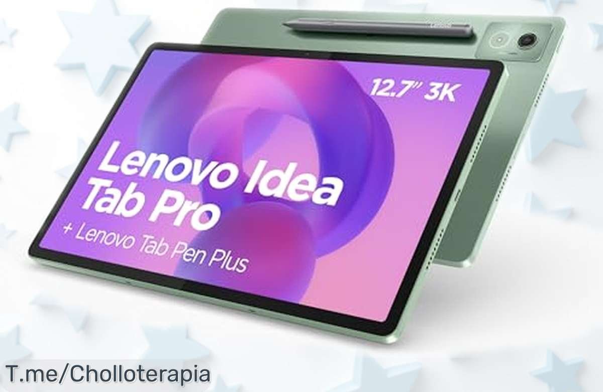Tablet Lenovo Idea Tab Pro 12.7 con pantalla súper rápida y Pen incluido a un precio rebajadísimo, disfruta estudiando y jugando sin parar ¡Date prisa que esta oferta limitada se va volando!