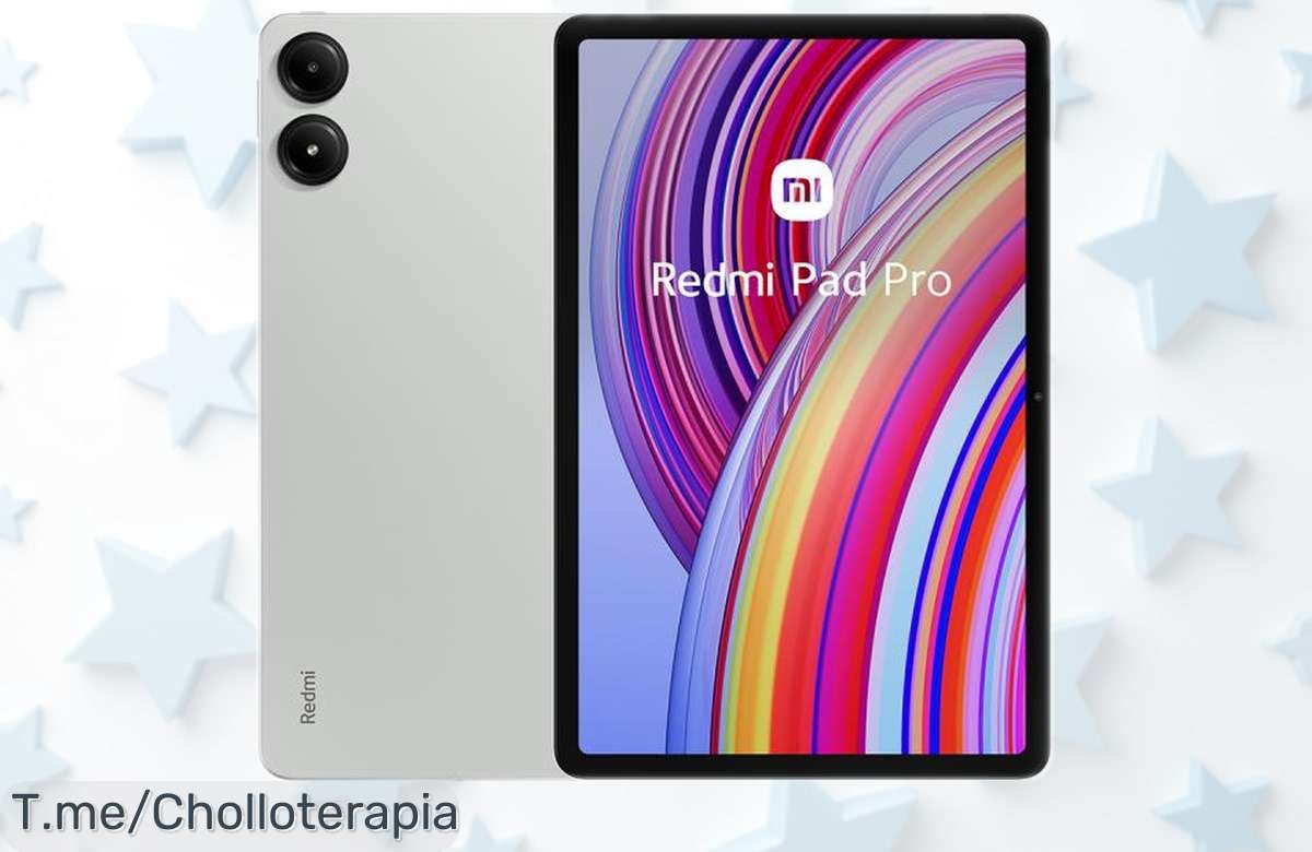 Tablet Xiaomi Redmi Pad Pro 12.1 con pantalla brutal 2560×1600 y carga ultrarrápida, batería de monstruo y cámara genial rebajada de precio ¡Oferta limitada que se va volando, no te quedes sin la tuya!