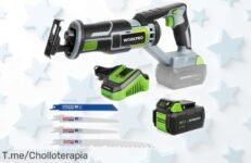 Taladro inalámbrico compacto Workpro 21PC 20V con doble batería rápida, potencia y ligereza para tu bricolaje en casa, precio rebajado que no repite: ¡corre antes de que se agoten!