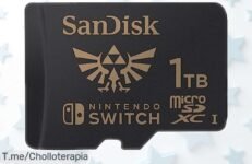 Tarjeta micro SDXC SanDisk 1 TB edición Legend of Zelda para Nintendo Switch con velocidad top de hasta 100 MB-s precio rebajado brutal que te deja jugar sin parar ¡Consíguela ya antes que vuelen!