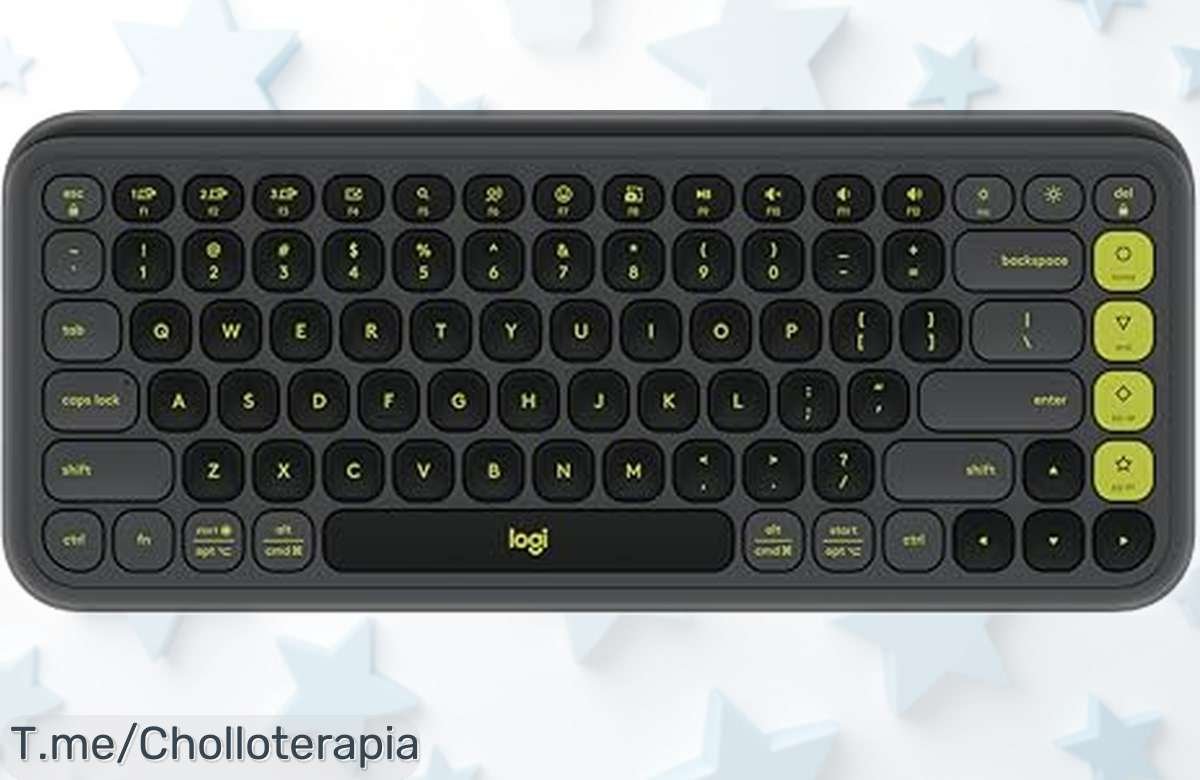 Teclado inalámbrico Logitech Pop Icon Keys con cambio rápido entre 3 dispositivos y teclas programables a un precio rebajado brutal que no vas a encontrar dos veces ¡date prisa antes de que se acaben!