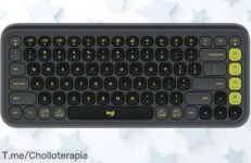 Teclado inalámbrico Logitech Pop Icon Keys con teclas programables y conexión múltiple, ahora en precio rebajado que aunque quieras no podrás dejar escapar ¡Corre que vuelan!