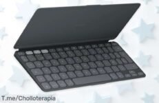 Teclado inalámbrico portátil Logitech KeysToGo 2 con cambio rápido entre 3 dispositivos y control multimedia, rebajado en un super chollo que desaparece volando ¡no lo dejes escapar!