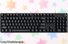 Teclado mecánico Logitech G413 negro italiano con escritura ultra rápida y diseño top, ahora a precio rebajado imposible de perder ¡stock limitadísimo, corre que vuela este super chollo!