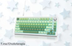 Teclado mecánico SbocKeeb 75% con hotswap y luces RGB rebajado, chollazo que devuelve vida a tu escritorio y facilita cambiar teclas sin líos ¡Corre que esta oferta única solo dura poco!