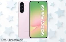 Teléfono móvil Samsung Galaxy A56 5G con cámara brutal de 50 MP y batería todo el día ahora a precio rebajado un súper chollo por tiempo limitado ¡corre que vuelan!