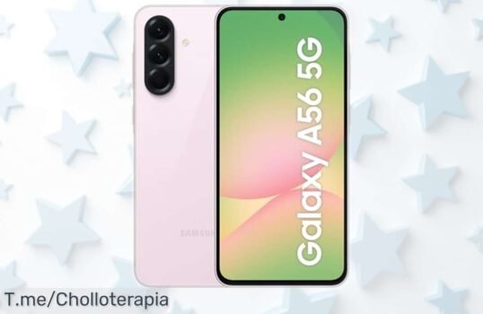 Teléfono móvil Samsung Galaxy A56 5G con cámara brutal de 50 MP y batería todo el día ahora a precio rebajado un súper chollo por tiempo limitado ¡corre que vuelan!