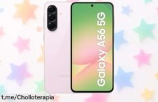 Teléfono móvil Samsung Galaxy A56 5G con cámara de 50 MP y batería para maratones ahora a un precio rebajado que vuela ¡Date prisa antes que se acaben!