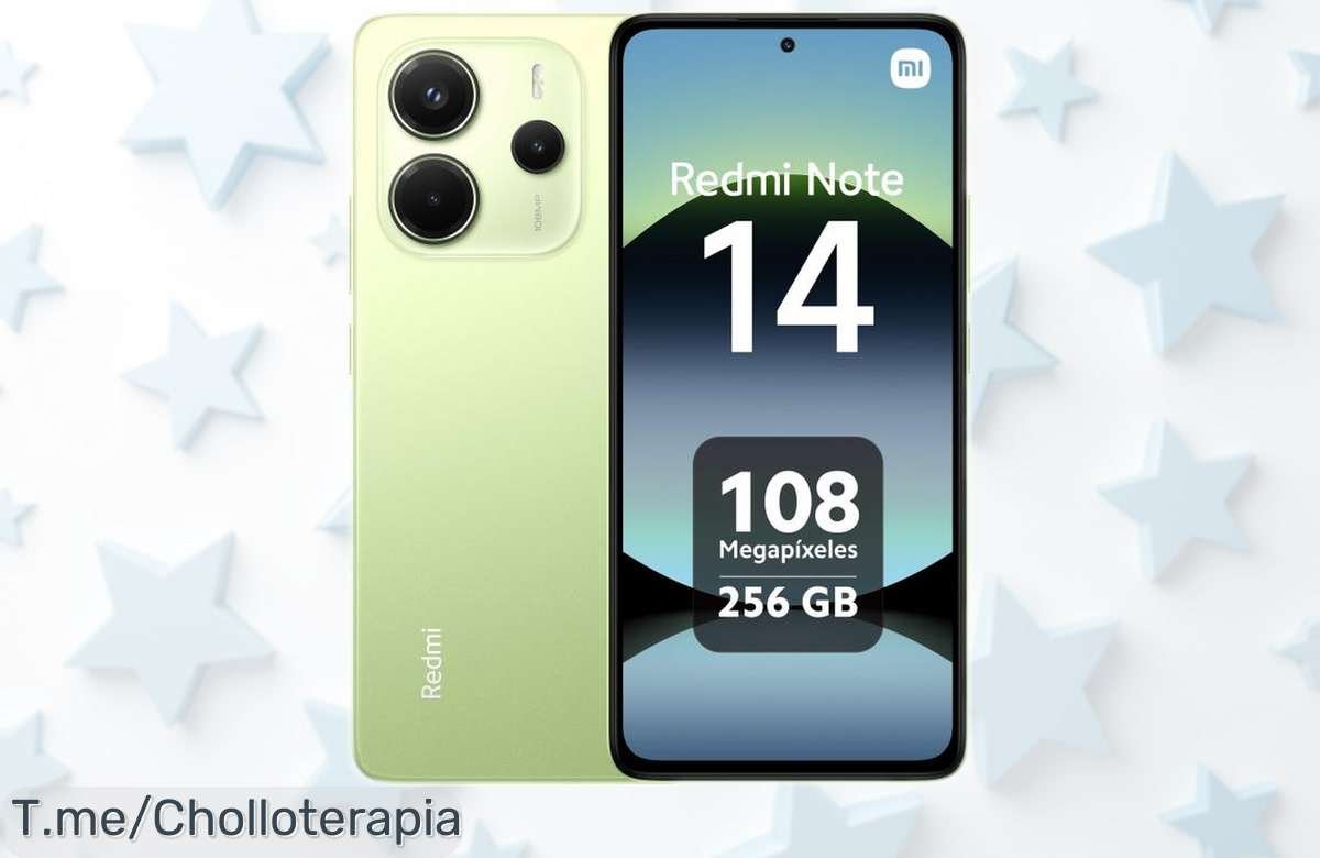 Teléfono móvil Xiaomi Redmi Note 14 con pantalla AMOLED 6.67” y cámara de 108MP en oferta brutal, batería que dura todo el día y precio rebajado que vuela ¡No lo pienses más!