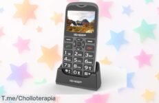 Teléfono móvil para mayores isheep gsm D210 con pantalla grande y botón SOS, precio rebajado que no se ve todos los días, fácil de usar y súper seguro; oferta limitada ¡no pierdas tiempo porque vuelan!