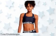 Textil training Under Armour para mujer en azul con descuento brutal precio rebajado que no puedes dejar escapar unidades limitadas ¡corre y consigue tu super chollo antes de que desaparezca!