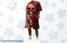 Traje de chándal Halloween para hombre con estampado sangriento único y diseño deportivo precio rebajado un ofertón brutal que vuela no lo dejes escapar usa el cupón ya antes que desaparezca
