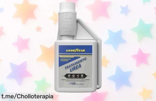 Tratamiento anticristalizante Goodyear para AdBlue 250 ml con dosificador, evita averías y cuida tu motor como un campeón, ahora en precio rebajado por tiempo limitado ¡No dejes que este super chollo se te escape!