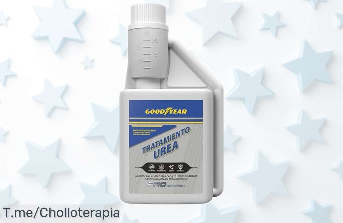 Tratamiento anticristalizante Goodyear para AdBlue con dosificador que protege y prolonga el sistema, ahora rebajado en un super chollo por tiempo limitado ¡aprovecha esta caída de precio antes que desaparezca!