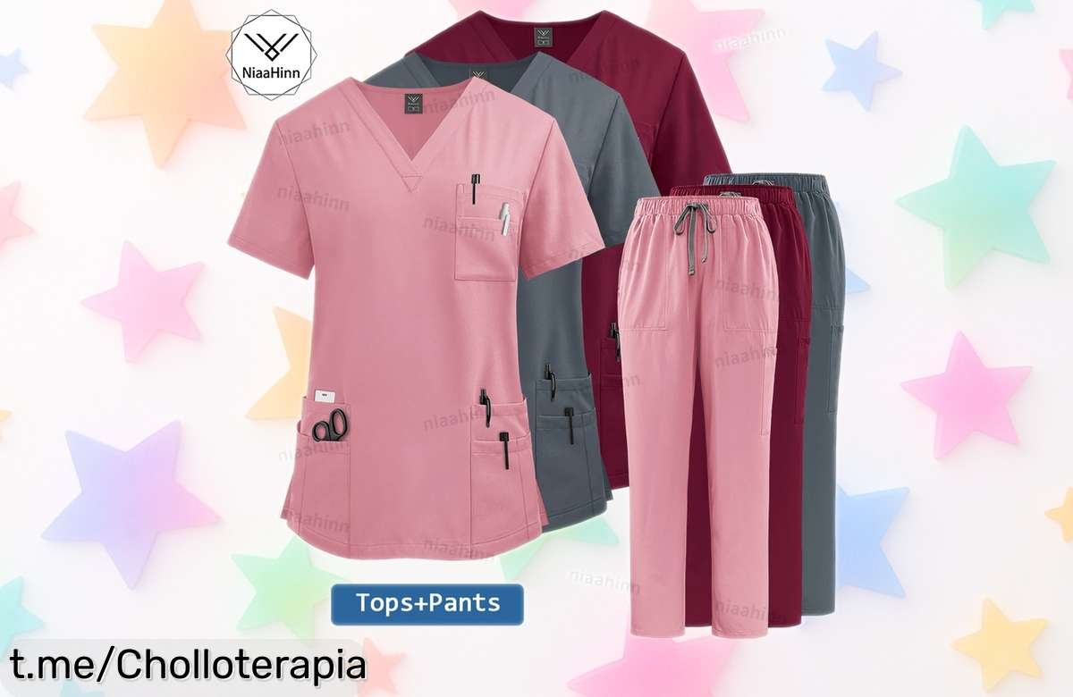 Uniformes médicos para mujer con caída de precio insuperable, batas y pantalones ideales para enfermería y laboratorio que no puedes dejar pasar ¡chollazo súper rebajado solo por tiempo limitado! Renueva tu armario profesional ya mismo