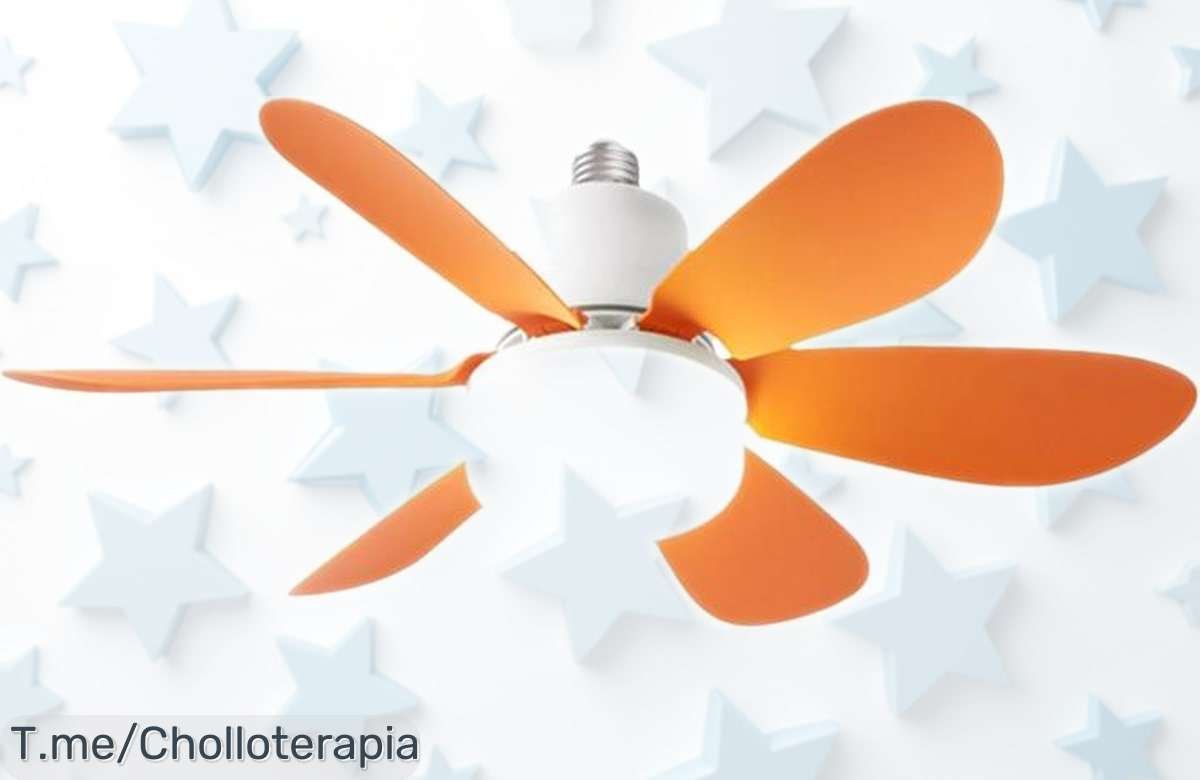 Ventilador de techo con luz y aspas extraíbles precio rebajado prepárate para el verano sin sudar mando a distancia incluidísimo ¡chollazo limitado corre que vuelan las unidades!