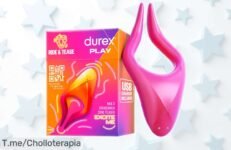 Vibrador estimulador multiuso Durex Ride & Tease con 7 modos de vibración y resistencia al agua, precio rebajado por tiempo limitado para que disfrutes sin parar ¡aprovecha ya esta oportunidad única antes que desaparezca!
