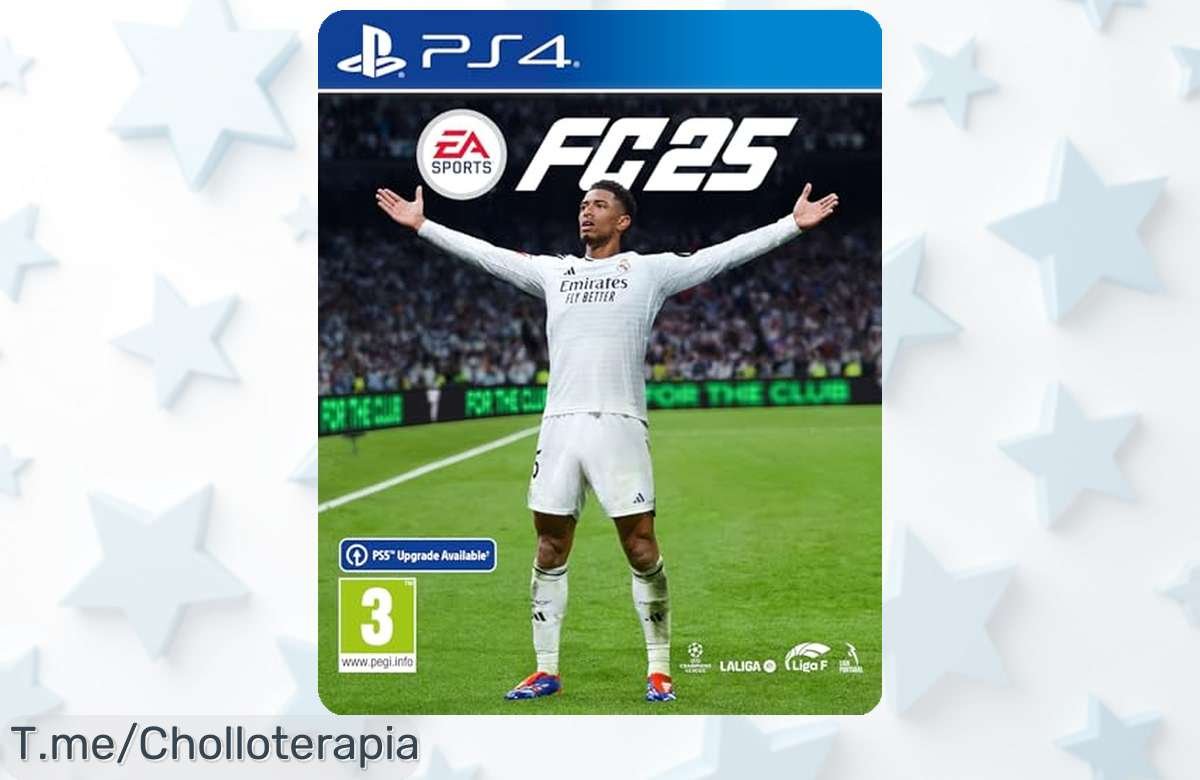 Videojuego de fútbol EA SPORTS FC 25 para PS4 rebajado con descuento brutal: arma tu equipo soñando a lo grande y vive la primera carrera femenina real ¡No dejes que este ofertón se escape, unidades limitadas!