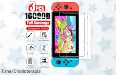 Vidrio templado ultra resistente para Nintendo Switch y Lite OLED con pack a precio rebajado, la protección que tu consola merece ¡ofertón limitado que puedes perder si no te mueves ya!