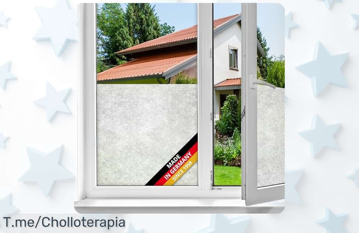 Vinilo adhesivo para ventanas dcfix papel de arroz opaco que protege tu privacidad dejando pasar luz natural con calidad alemana precio rebajado ¡Corre que esta oferta brutal no estará siempre!