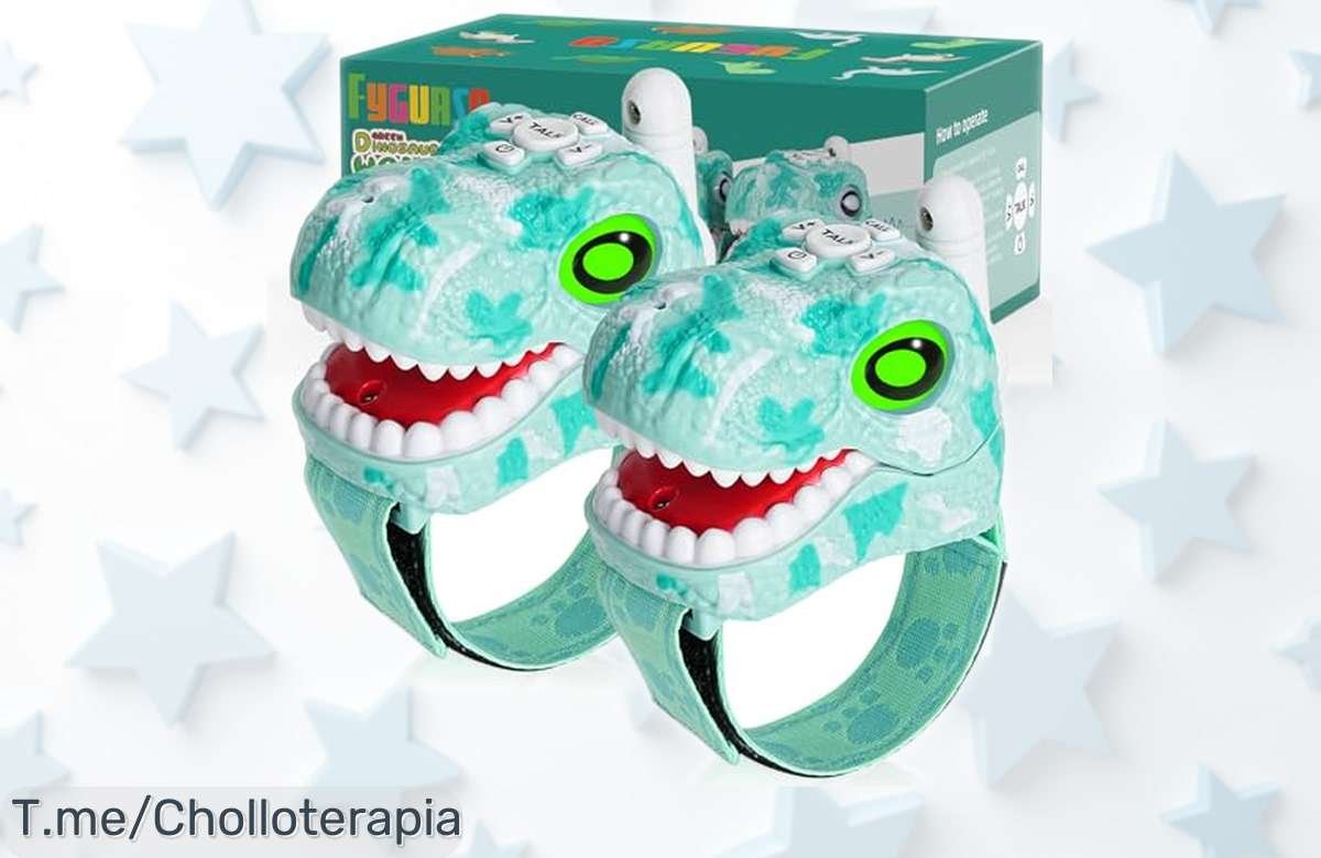 Walkie talkies en pulsera Fygurso para niños con batería 48 h y alcance 1000 m rebajados un súper chollo para que las aventuras no paren ¡aprovecha ya antes de que suba el precio!