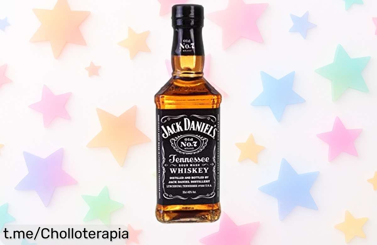 Whiskey Jack Daniel’s Old No.7 con sabor intenso y filtrado único a precio rebajado por tiempo limitado, un super chollazo que no puedes dejar pasar ¡corre que vuela!