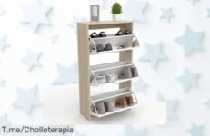 Zapatero Dormidan 3 puertas con gran capacidad y precio rebajado que solo dura poco, ¡un super chollo que no puedes dejar escapar! Súper oferta y pocas unidades disponibles, corre antes de que vuelen