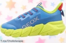 Zapatillas Geox J Flexyper Fast Boy súper ligeras con ajuste perfecto, ahora a precio rebajado que no se suele ver; cómpralas ya antes de que vuelen porque esta oferta limitada vuela rápido
