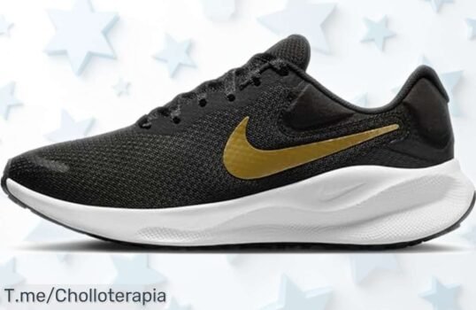 Zapatillas Nike Revolution 7 para mujer con suela ultra resistente y cierre seguro, precio rebajado que no creerás, un super chollo para aguantar todo el día ¡corre ya antes de que se acaben!