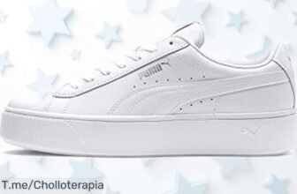 Zapatillas Puma Vikky Stacked L para mujer con suela antideslizante y piel resistente, ahora a precio rebajado que vuela; pocas unidades disponibles ¡Date prisa y no dejes escapar este ofertón!