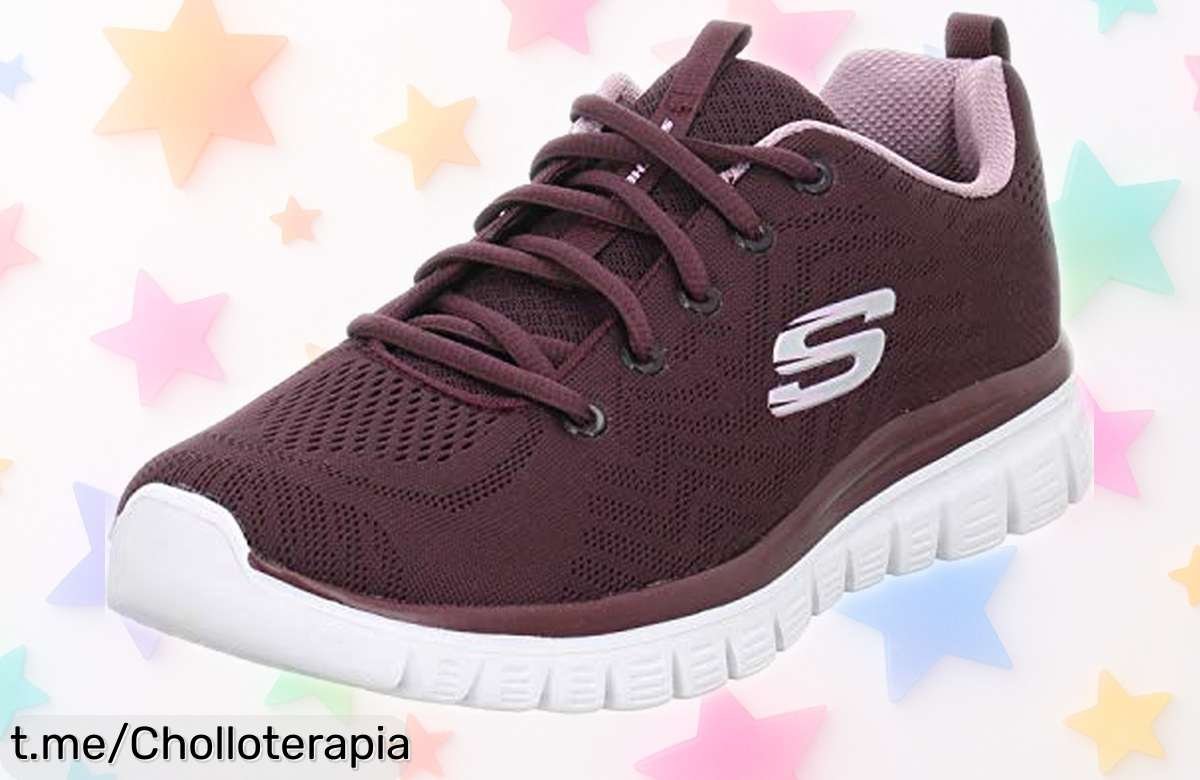 Zapatillas Skechers Graceful Get Connected para mujer con suela antideslizante y cierre seguro a precio rebajado que no se ve todos los días corre porque esta oferta limitada vuela rápido