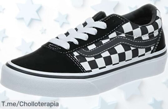 Zapatillas Vans Ward para niños súper resistentes con suela antideslizante precio rebajado que no se ve todos los días ¡corre antes de que vuelen estas super zapatillas!