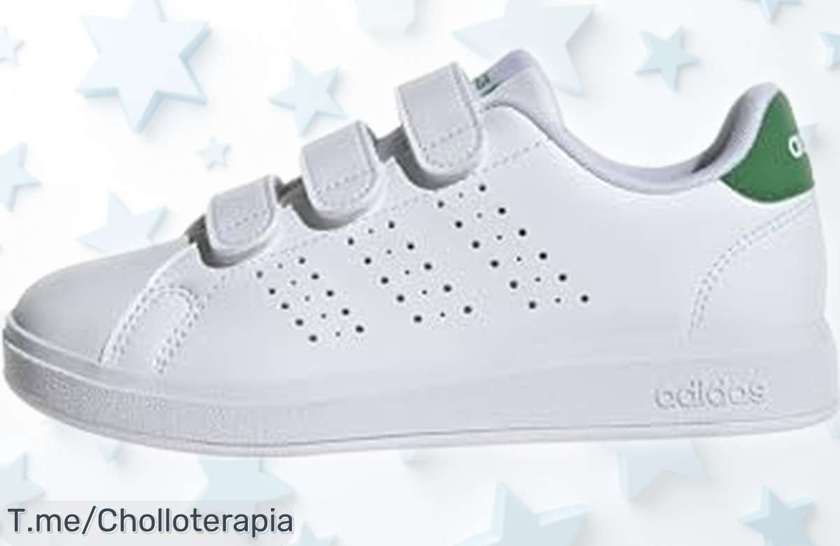 Zapatillas adidas Advantage Base 2.0 para niños con suela antideslizante y empeine resistente rebajadas a un precio loco que vuela rápido, ¡llévate este super chollo antes de que desaparezca!