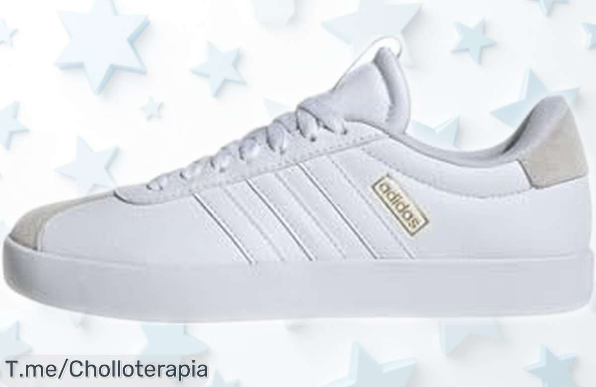 Zapatillas adidas Mujer VL Court 3.0 con suela vulcanizada súper resistente y ajuste mejorado, ahora a precio rebajado que no dura para siempre ¡corre antes de que se agoten!