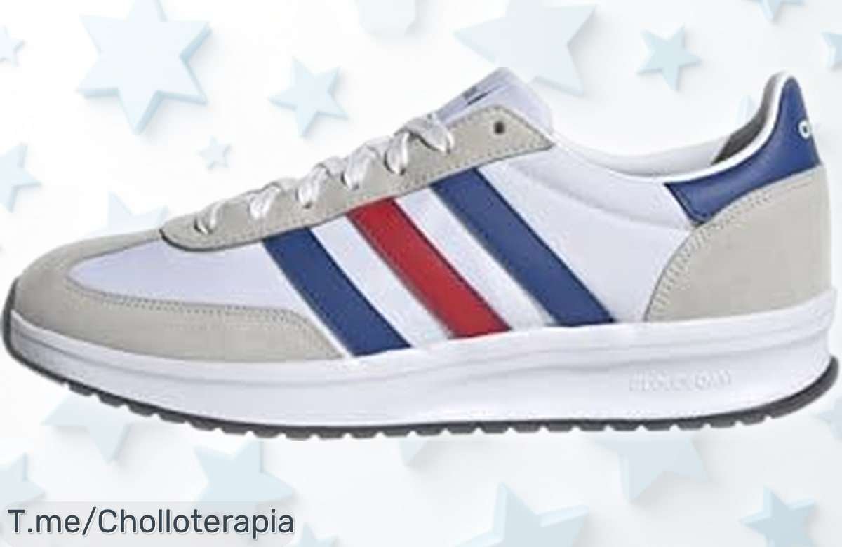 Zapatillas adidas Run 70S 2.0 para hombre con estilo clásico que nunca falla, materiales suaves y cierre de cordones ahora en una rebaja única que no se repite ¡Corre ya que vuelan!