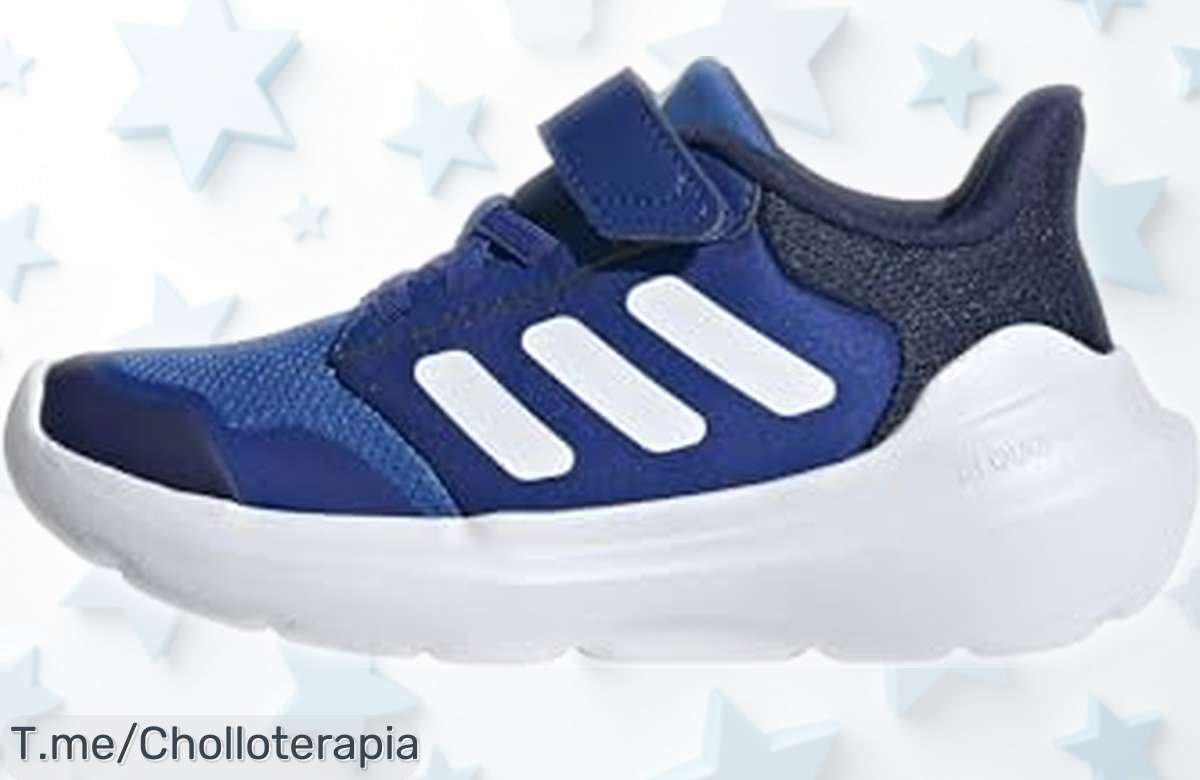 Zapatillas adidas Tensaur Run 3.0 para niños con suela ligera que impulsa cada paso, precio rebajado por tiempo limitado ¡aprovecha este super chollo antes de que se agoten!