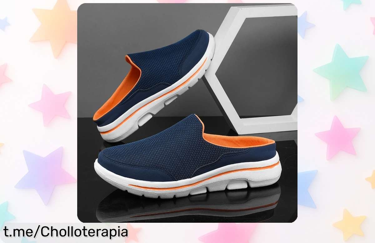 Zapatillas de hombre 2024 con suela gruesa y diseño súper fresco para verano rebajadas en un preciosazo brutal, pocas unidades disponibles ¡corre que vuela este ofertón único!