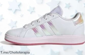 Zapatillas de tenis adidas Grand Court para niños con cierre fácil y suela super resistente rebajadas en un ofertón imposible que se va volando ¡No te quedes sin ellas!