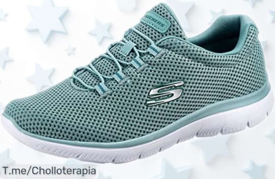Zapatillas deportivas Skechers Summits Lite para mujer con amortiguación que impulsa y suela antideslizante a precio rebajado ¡Corre por este super oferta antes de que desaparezcan!