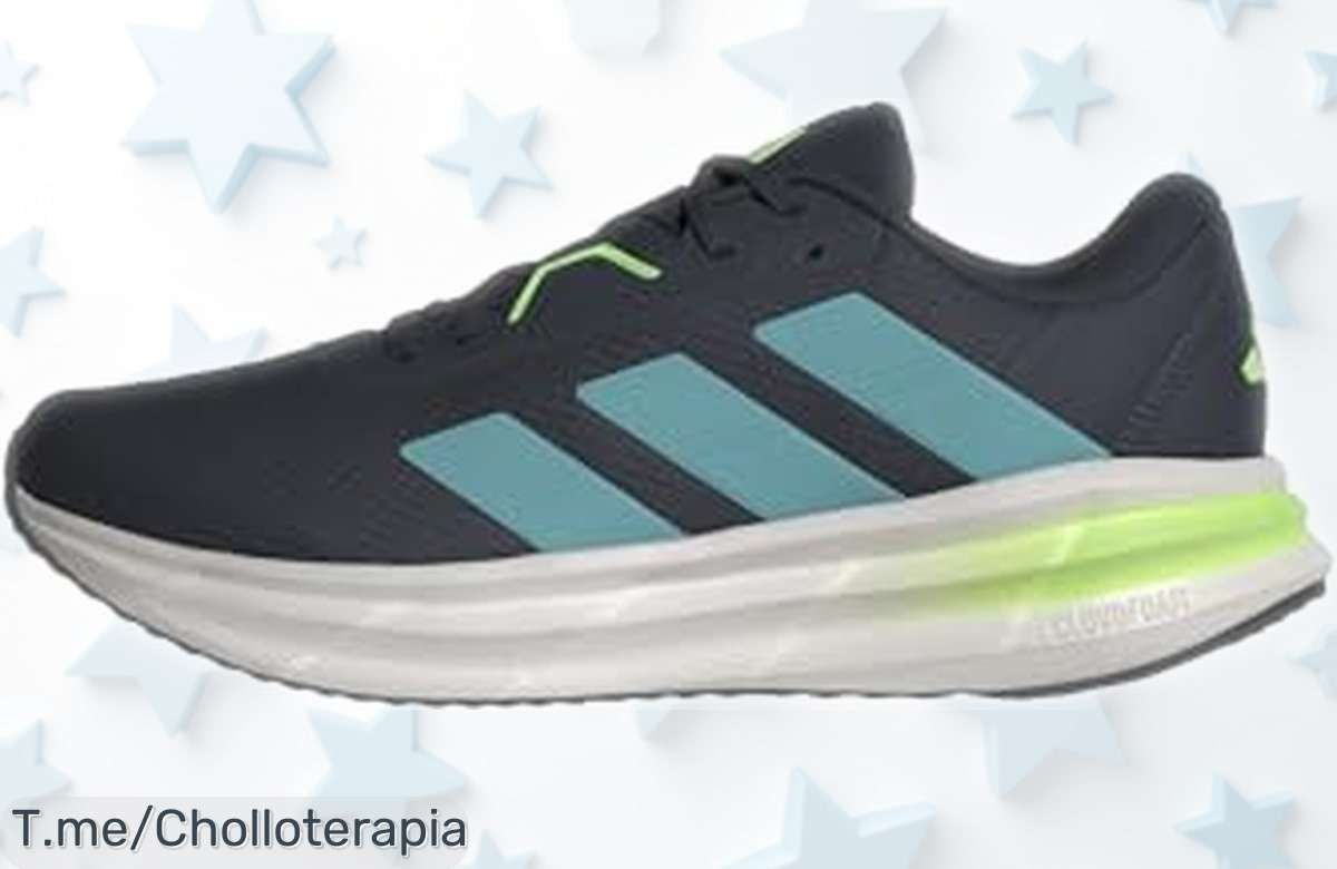Zapatillas running Adidas Galaxy 7 con media suela Cloudfoam para un impulso único y suela ultra resistente, precio rebajado por tiempo limitado ¡corre rápido que vuelan estas pocas unidades!