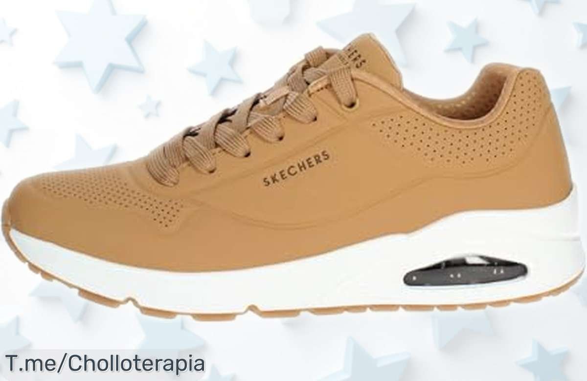 Zapatillas super resistentes Skechers Uno Stand On Air con suela antideslizante que no te fallan, precio rebajado por tiempo limitado ¡pilla este ofertón antes de que se agoten!