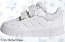 Zapatillas unisex adidas Tensaur Hook and Loop para bebé con cierre fácil y suela antimarca a precio rebajado, ¡un ofertón que se agota rápido!