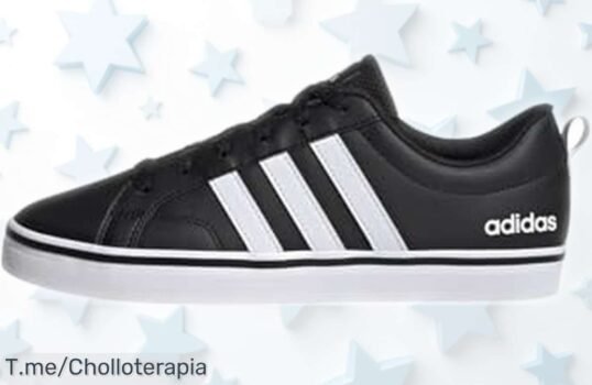 Zapatillas unisex adidas VS Pace 20 Core Black-Cloud White con diseño duradero y estilo clásico ahora a precio rebajado, chollo único que se va volando por pocas unidades ¡Date prisa antes de perder esta oportunidad!