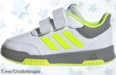 Zapatillas unisex para niños adidas Tensaur Hook and Loop con suela invisible y súper resistencia, ahora a precio rebajado; no dejes escapar este super chollo, ¡pocas unidades y vuelan!