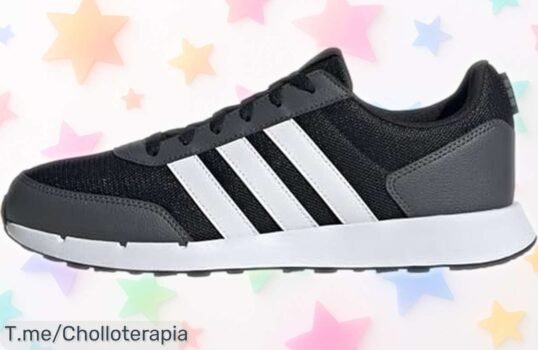 Zapatos adidas Run 50s unisex con suela que impulsa cada paso y diseño que abraza tu pie, ahora a precio rebajado ¡Oferta limitada para los rápidos, no dejes escapar este super chollo!