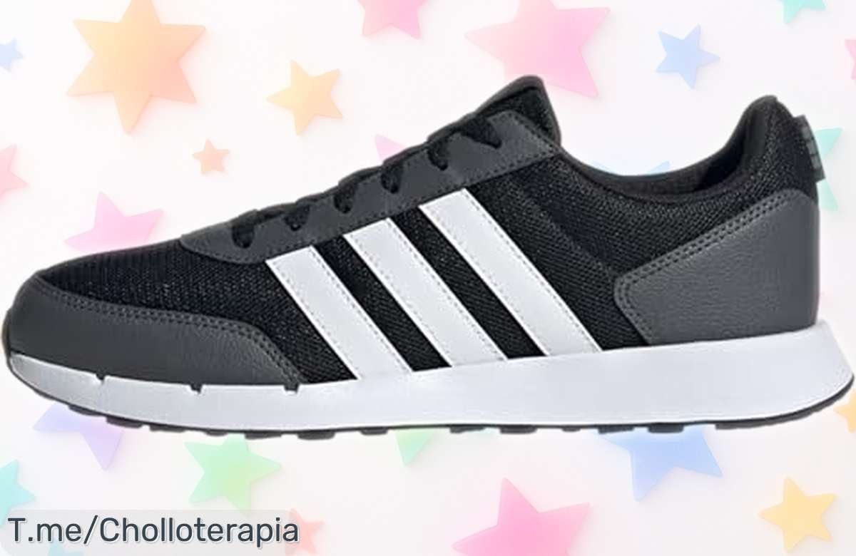 Zapatos adidas Run 50s unisex con suela que impulsa cada paso y diseño que abraza tu pie, ahora a precio rebajado ¡Oferta limitada para los rápidos, no dejes escapar este super chollo!
