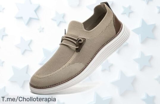 Zapatos casuales marrones CAIQDM con suela antideslizante diseño moderno y ligero precio rebajado para quien quiere andar seguro sin gastar de más ¡corre que esta ganga no dura!