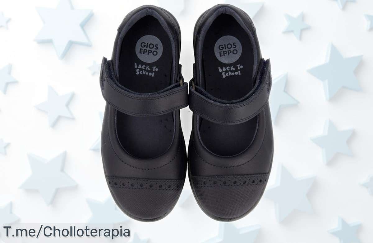Zapatos colegiales de piel azul marino Gioseppo con caída de precio brutal y pocas unidades disponibles ¡Un super chollo que vuela, corre que se acaban!