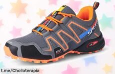 Zapatos de senderismo impermeables para hombre con cuero resistente y suela antideslizante ligeros como pluma precio rebajado oferta temporal ¡corre que vuelan!