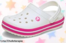 Zuecos Crocs Crocband K para niños súper ligeros y flexibles con precio rebajado, un chollazo ideal para el día a día y limpiar en minutos ¡Corre que vuelan, oferta limitada!